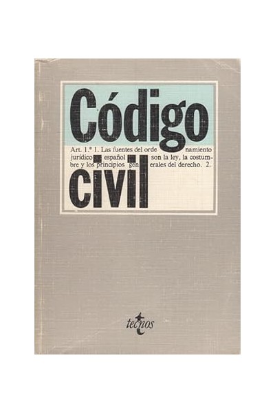 Código civil - Tecnos